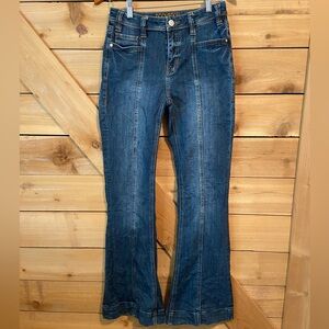 Rock & Roll Cowgirl Dark Blue Bootcut Jeans